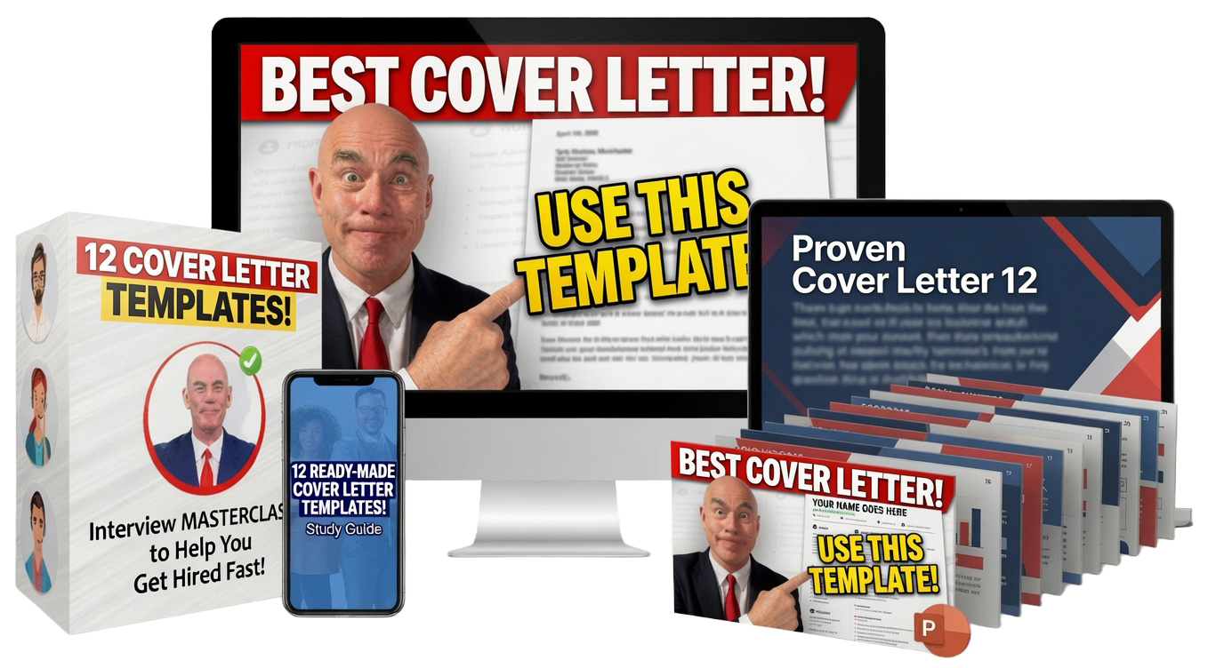 12 Ready-Made Cover Letter Templates Slide Deck and Training