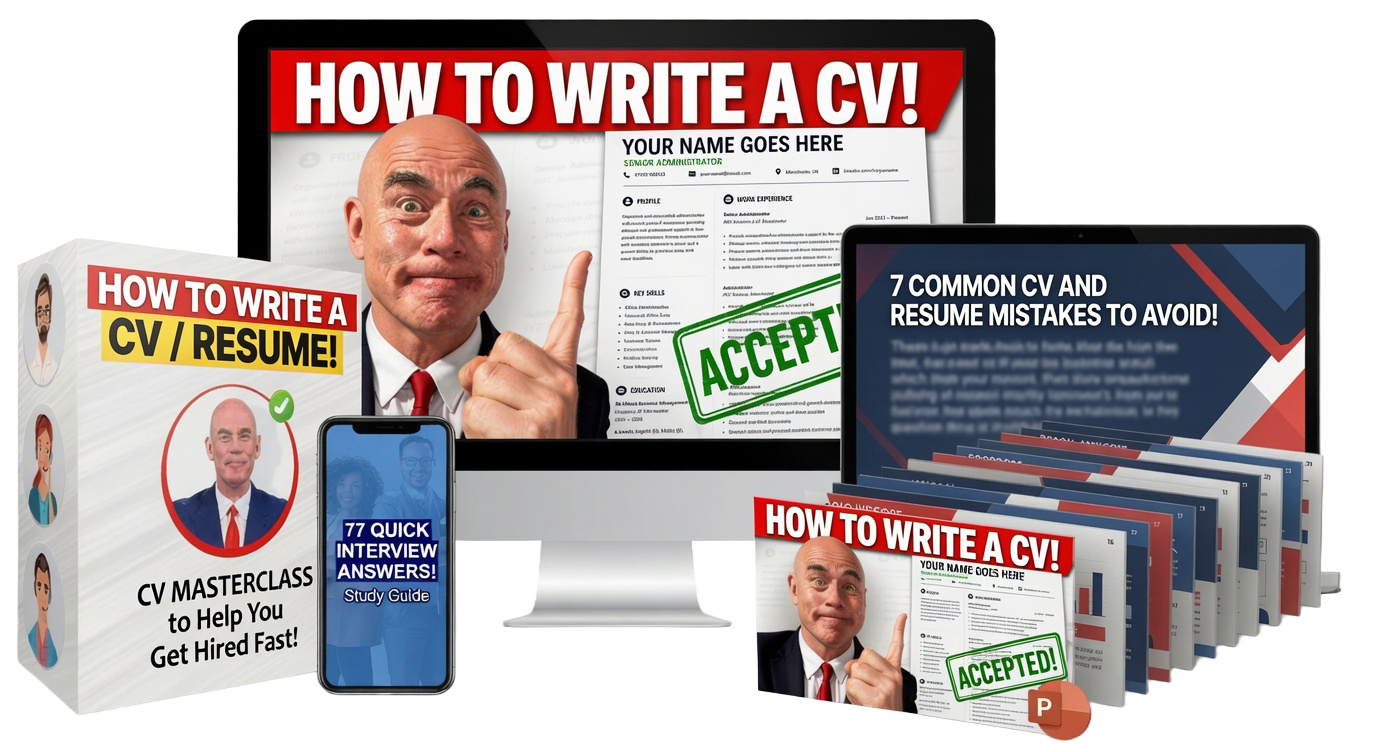 How to Write a CV or Resume Courseslides Pack