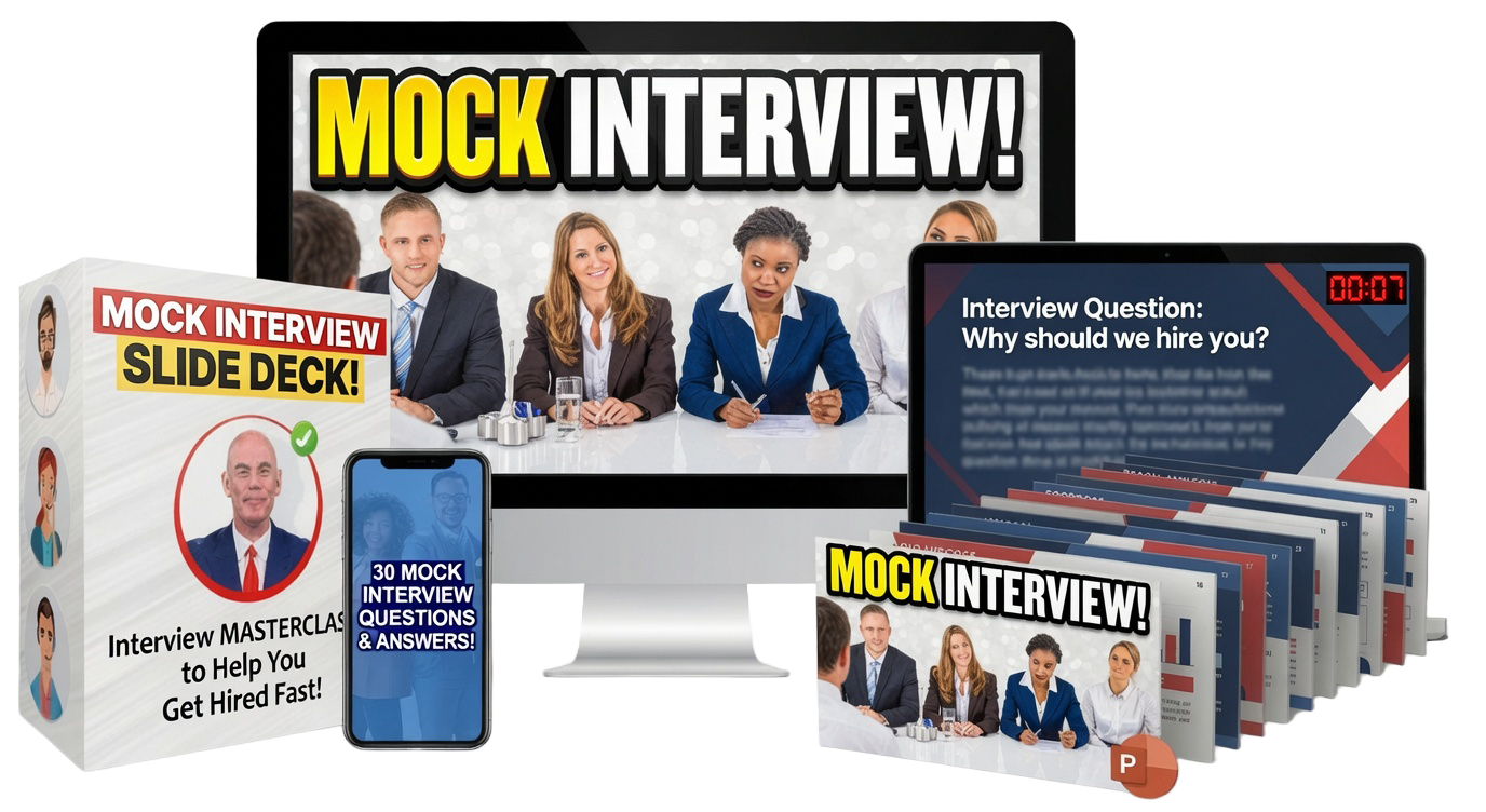 Mock Interview Slide Deck & Job Interview Training Resources